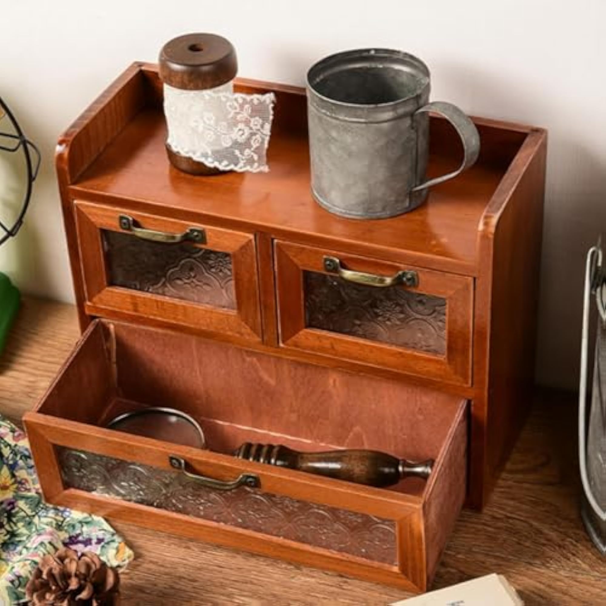 Makeup Organizer Case for Bedroom Dressing Table